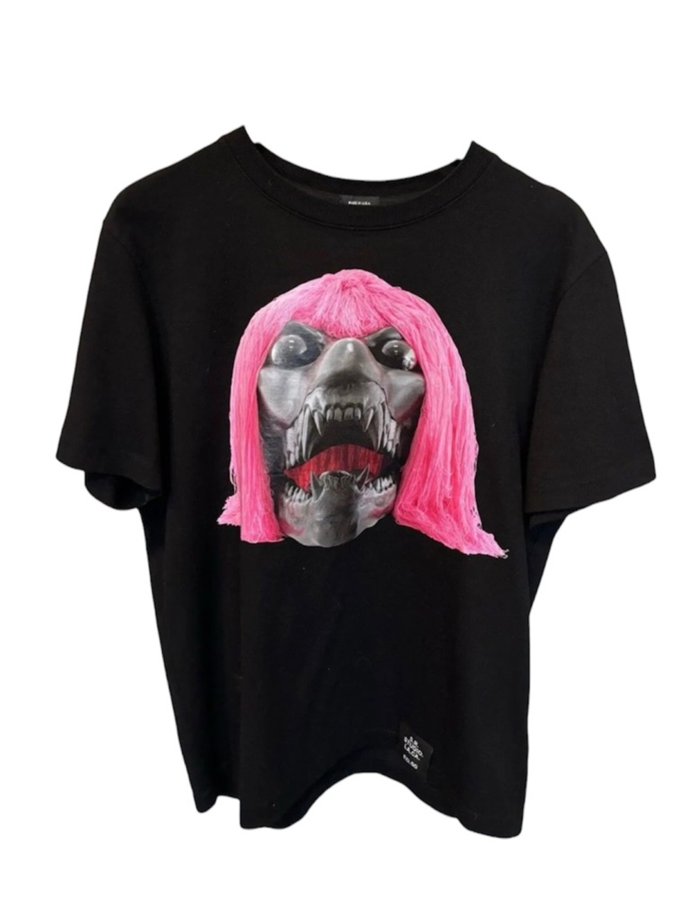 Sterling Ruby SR STUDIOS LA CA “Pink Skull” Tshirt
